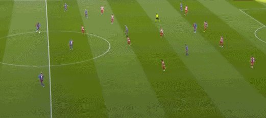 【西甲】阿尔维斯传射+红牌 10人巴萨4比2胜马竞